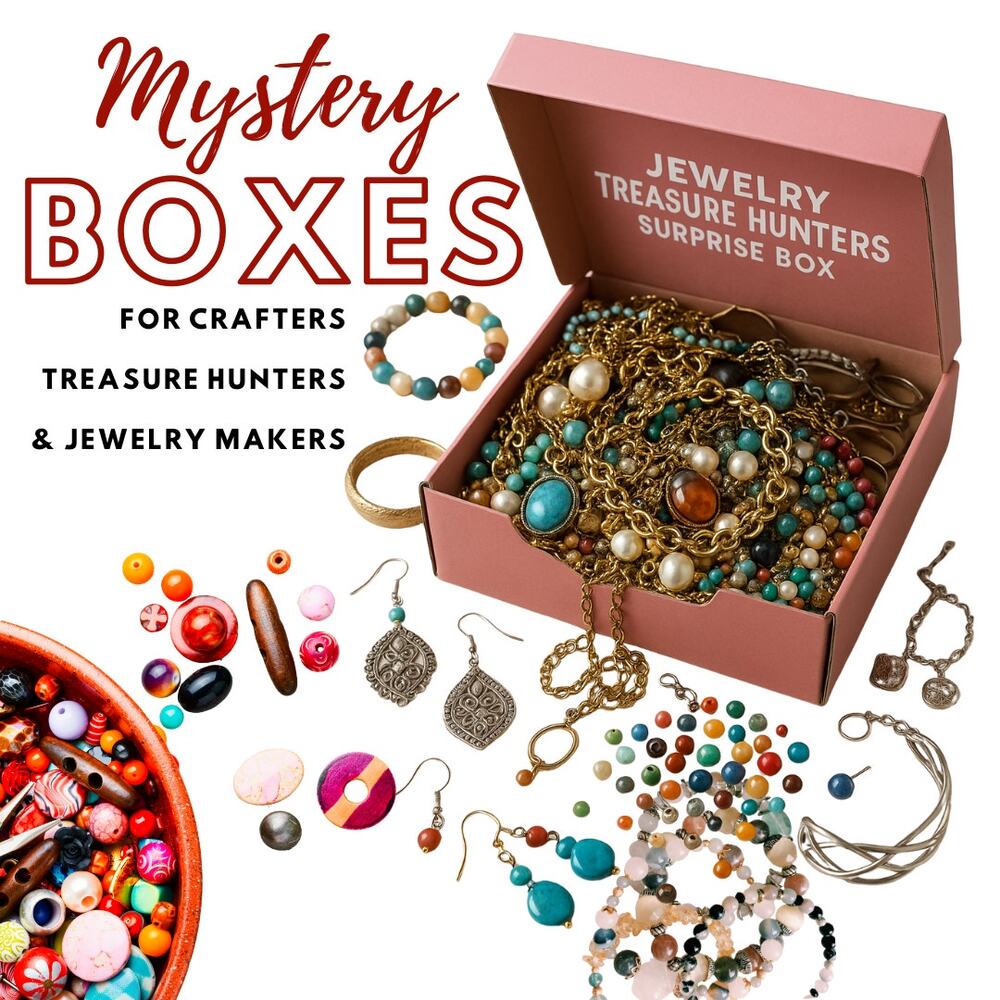 5 LB Mystery Boxes for Jewelry Makers & Treasure Hunters